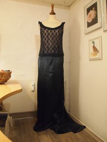 Blå blonde dress