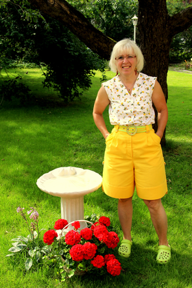 Shorts och blus