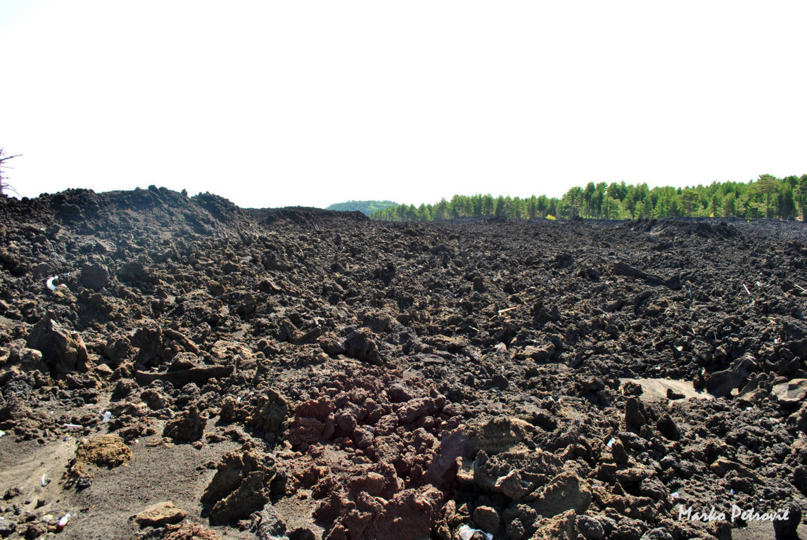 Lava from 2002 eruption