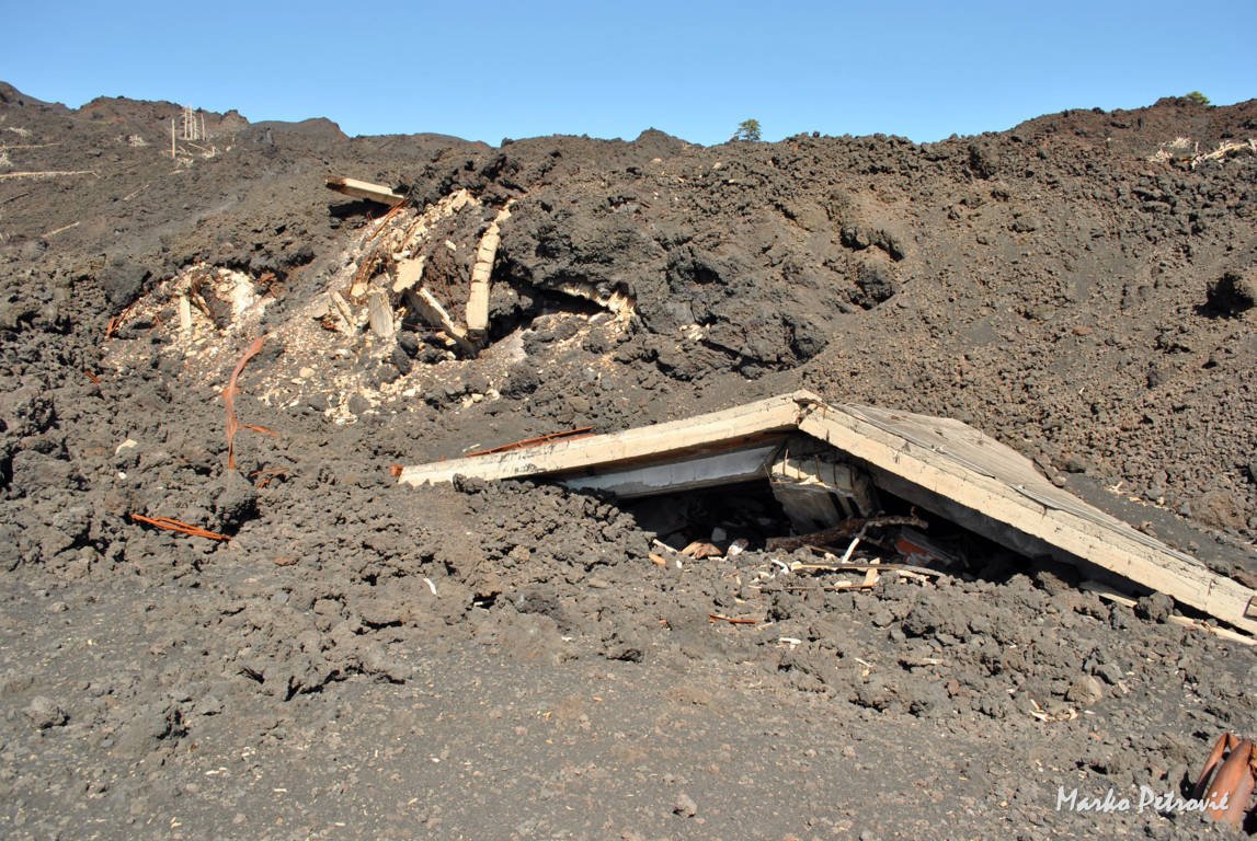 Lava from 2002 eruption