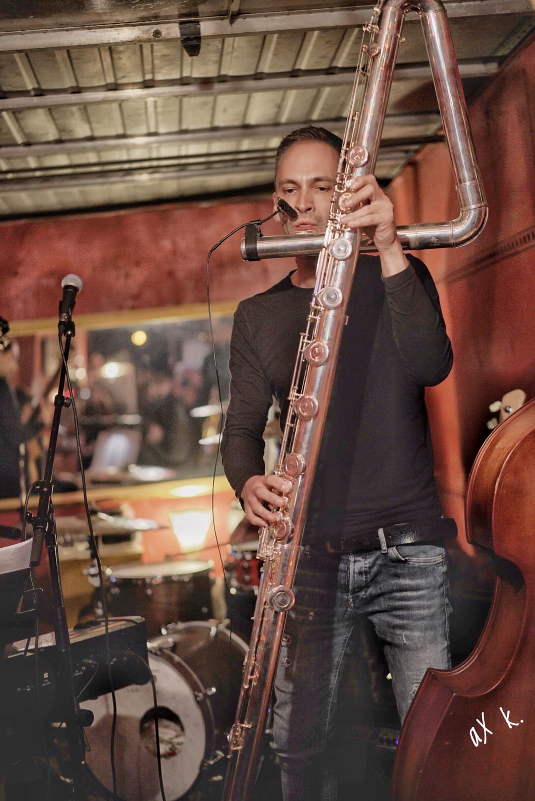 Ramón Lazzaroni, Kontrabassflöte