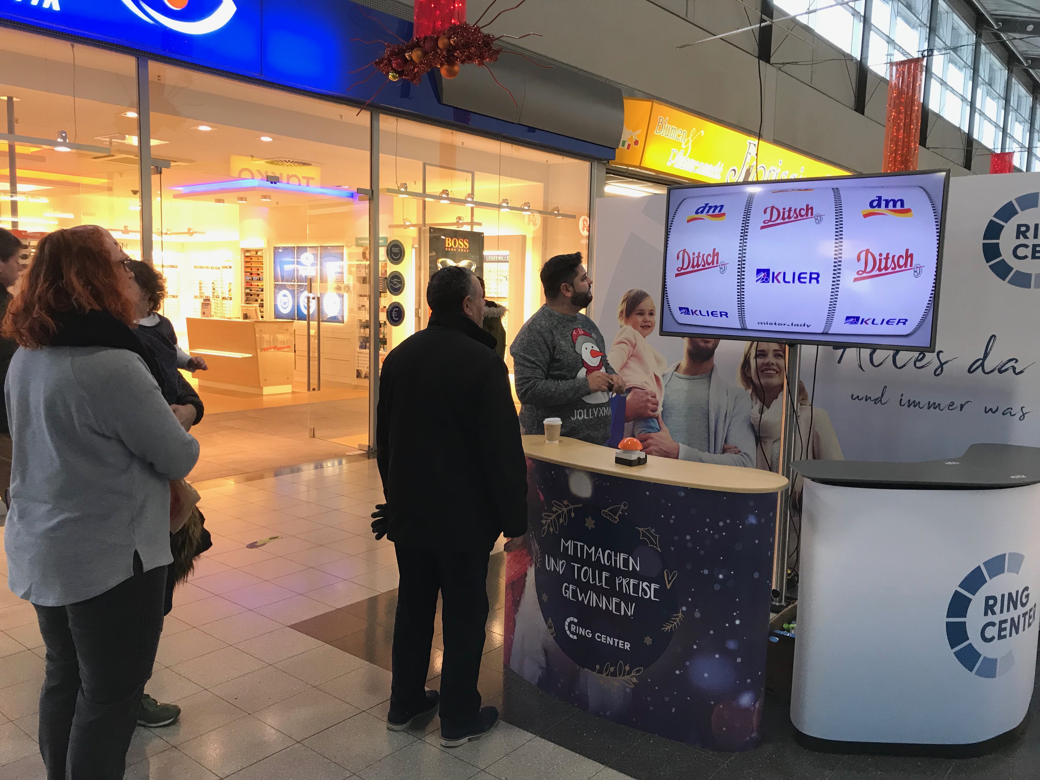 Shoppingcenter Promotion Glücksrad