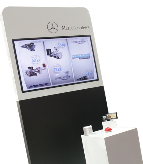 Messestand Idee - Gewinnspiel