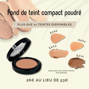 Fond de teint compact poudré