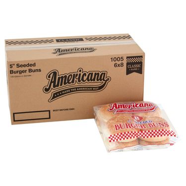 5" AMERICANA SEEDED BUNS (48)