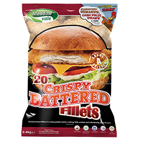 MEADOWVALE CRISPY BATTERED FILLETS (20)