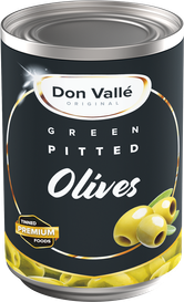 GREEN PITTED OLIVES (3KG)