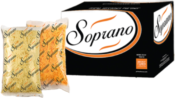 SOPRANO MIXED CHEDDAR (6 X 1.8KG)