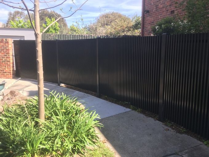slatted fence panels