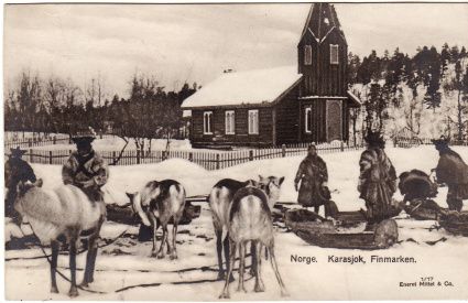 Norge. Karasjok, Finmarken. Enerett: Mittet Nr. 1/17.