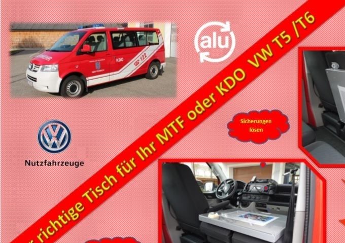 Der richtige Tisch für Ihr MTF oder KDO