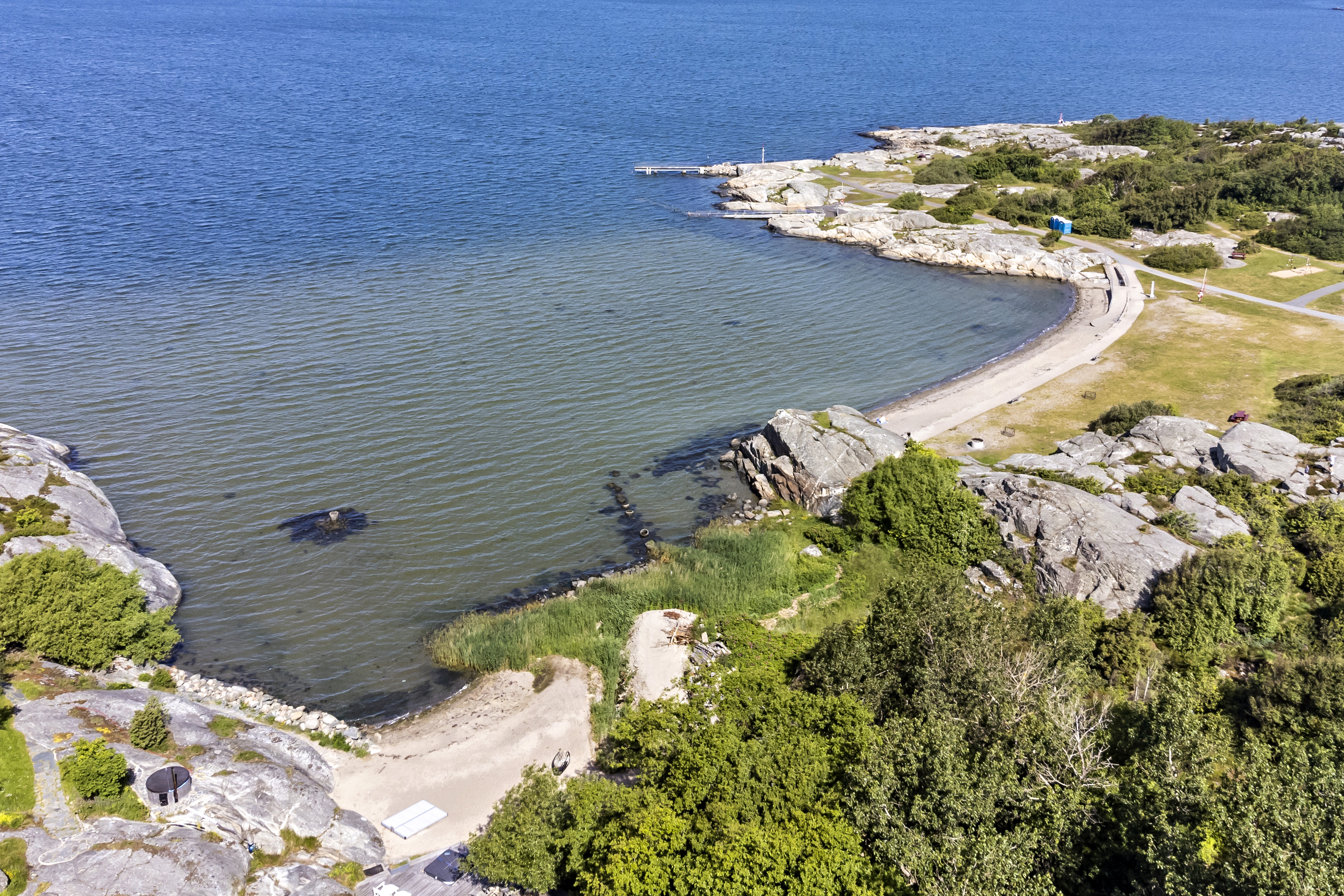 Sillvik stranden
