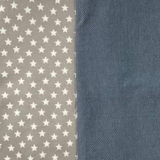 Sterne grau/ Jeans