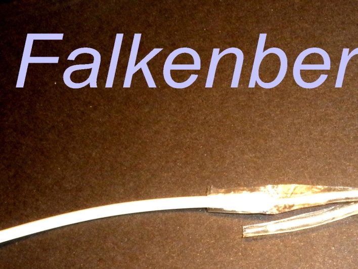 Here are the results after heat-shrinkable sleeve has been cut away. Of course can the loop be shaped and the transition to fly lines with a one time shrink tubing.