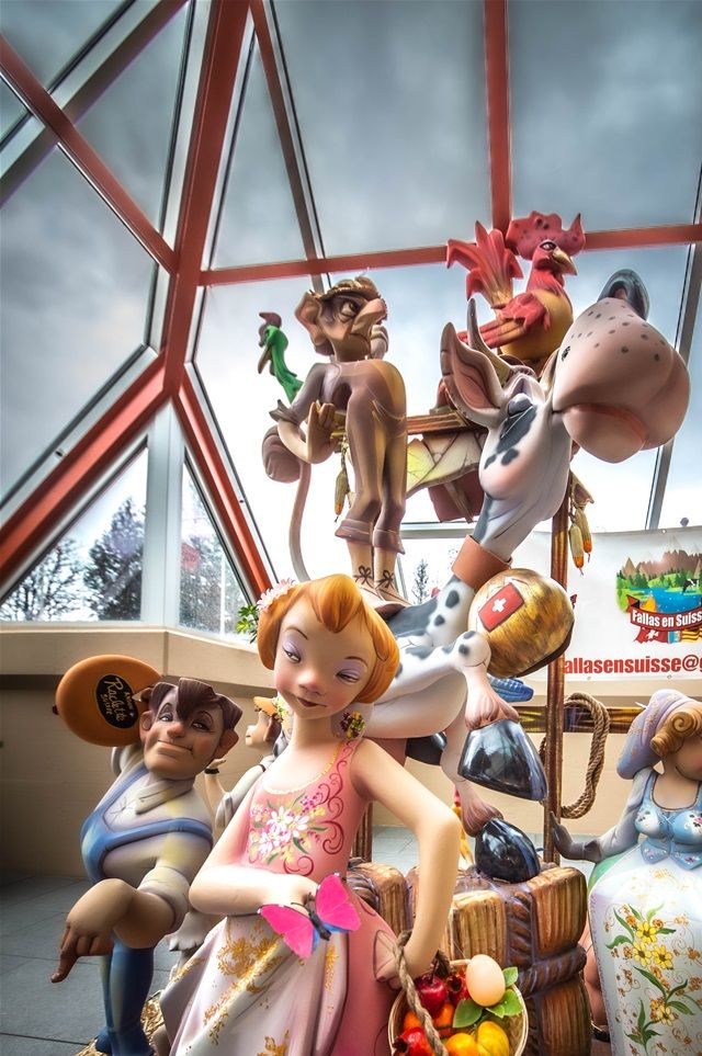 La Falla 2020/21/22 a été exposée à la Commune d'Ardon en février et Mars 2021