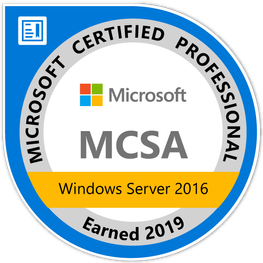 MCSA-Windows-Server-2016-2019