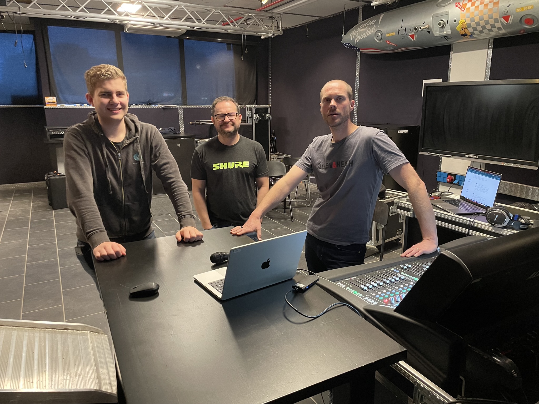 Håkon og Thony på AH-kurs på Benum