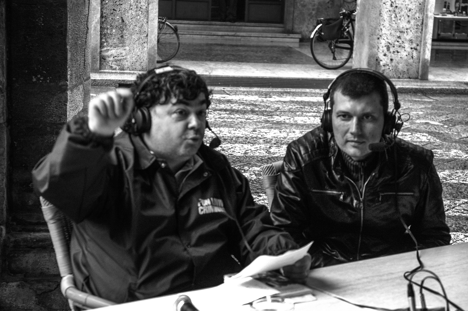 2008 radio rai 2 in diretta al festival Luca Crovi Maurizio Matrone