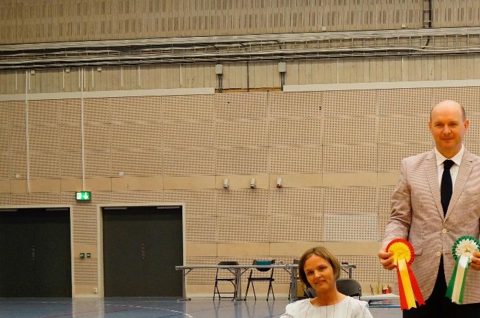 BIR og BIM Junior Hovedutstillingen og avd Telemark. Winterbourne PS I Love You og Syysmyrskyn Tulenliekki.