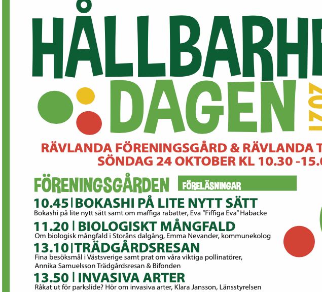 Konstigt, den evige tidsoptimisten Eva Habacke!!! Jag skulle hålla föredrag om Bokashi idag kl 10.45 i Rävlanda. Hade jag skrivit några stödord på en lapp??? Nej... Men eftersom jag jag gillar att prata om det jag gillar så gick tiden väldigt fort när jag satte igång och pratade om hur jag använder bokashi. Och lite frågor på det. Yesss! Så himla roligt det var. Jag är ingen van föredragare, men däremot kan jag prata. Jag håller ju kurser och älskar att spruta ut information om det vi jobbar med. Tjohooo!!! Resten av dagen gick också alldeles för fort. Hann inte med allt jag tänkt, men då får jag fortsätta nästa dag, resonerar jag. 😀 Bara det inte blir frost för att byta däcken var en av mina dagens uppsatta önskemål. 🚗❄️😍