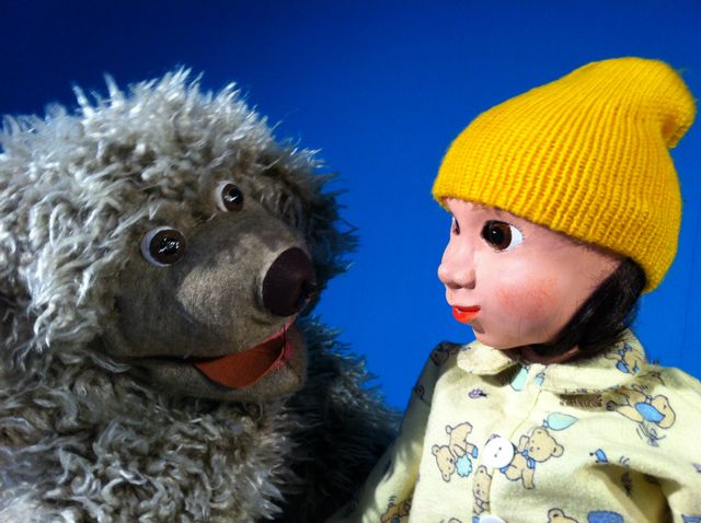 Maja och Bobbo leker cirkus i vår nya föreställning Maja och Bobbo för barn från 2 år.