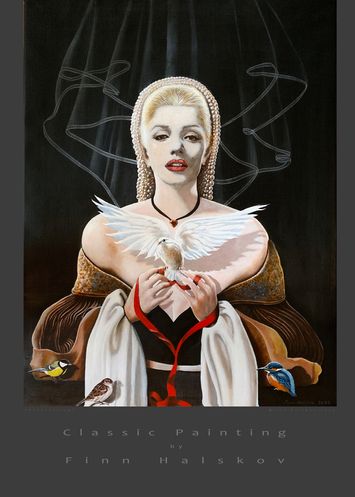 "Duedronning" Poster 