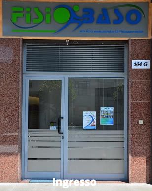 Ingresso del Centro di fisioterapia Fisiobaso a Ciampino