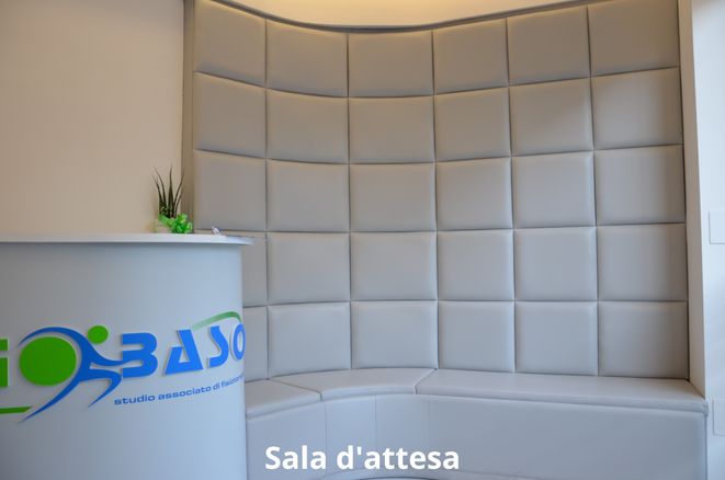 Sala d'attesa del Centro di fisioterapia FisioBaso a Ciampino