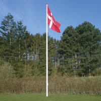Flagstang med vippebeslag