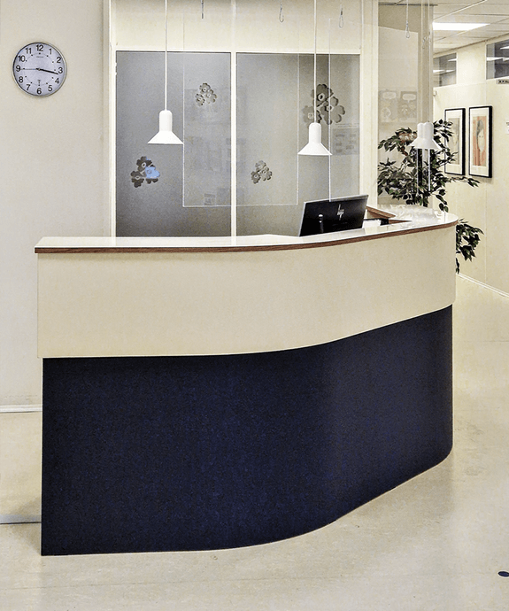 Skræddersyet receptionsdisk