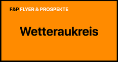 Flyer verteilen in Wetteraukreis