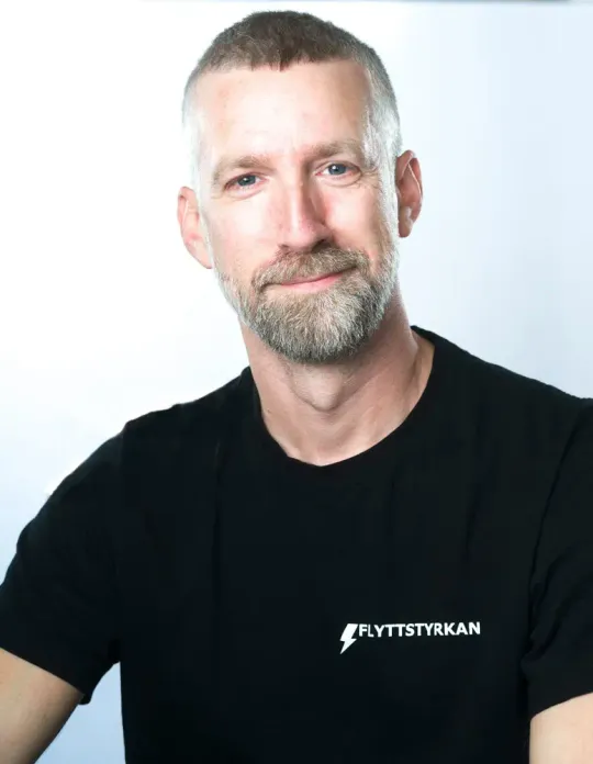 Jonas Ek, grundare och ägare av Flyttstyrkan Sverige AB