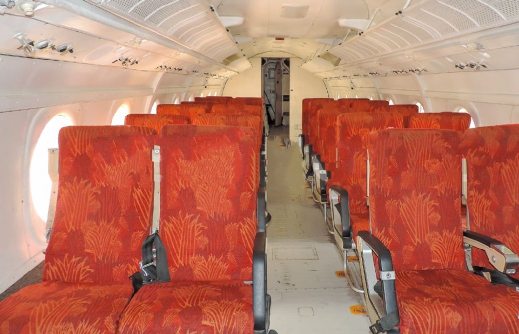Cabin Fokker F27  1770  Guatemala Air Force
Photo ARIEL CASTILLO MORALES.    Photo date June 11,2019.
