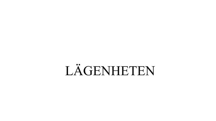 LÄGENHETEN