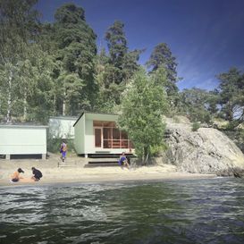 Fotomontage Solviksbadet