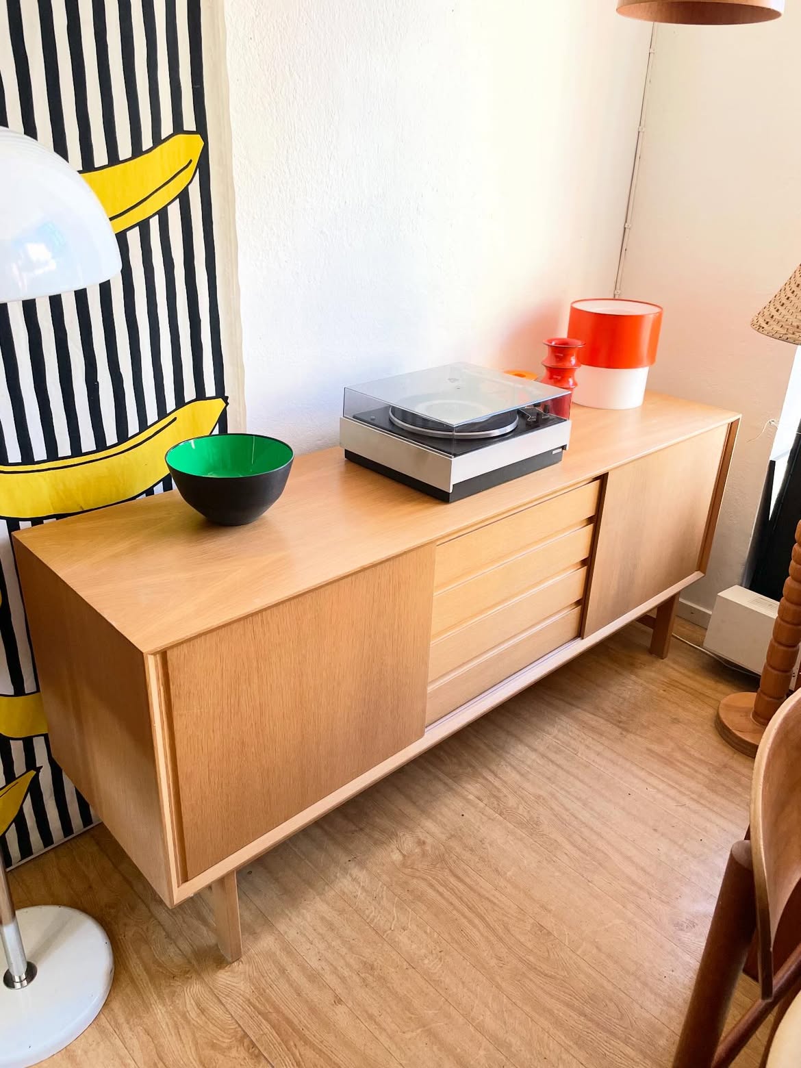 Light oak sideboard