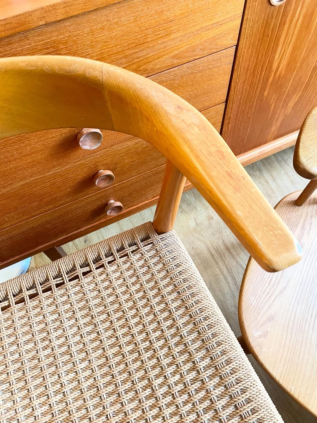 Beech lounge chair, design Folke Ohlsson