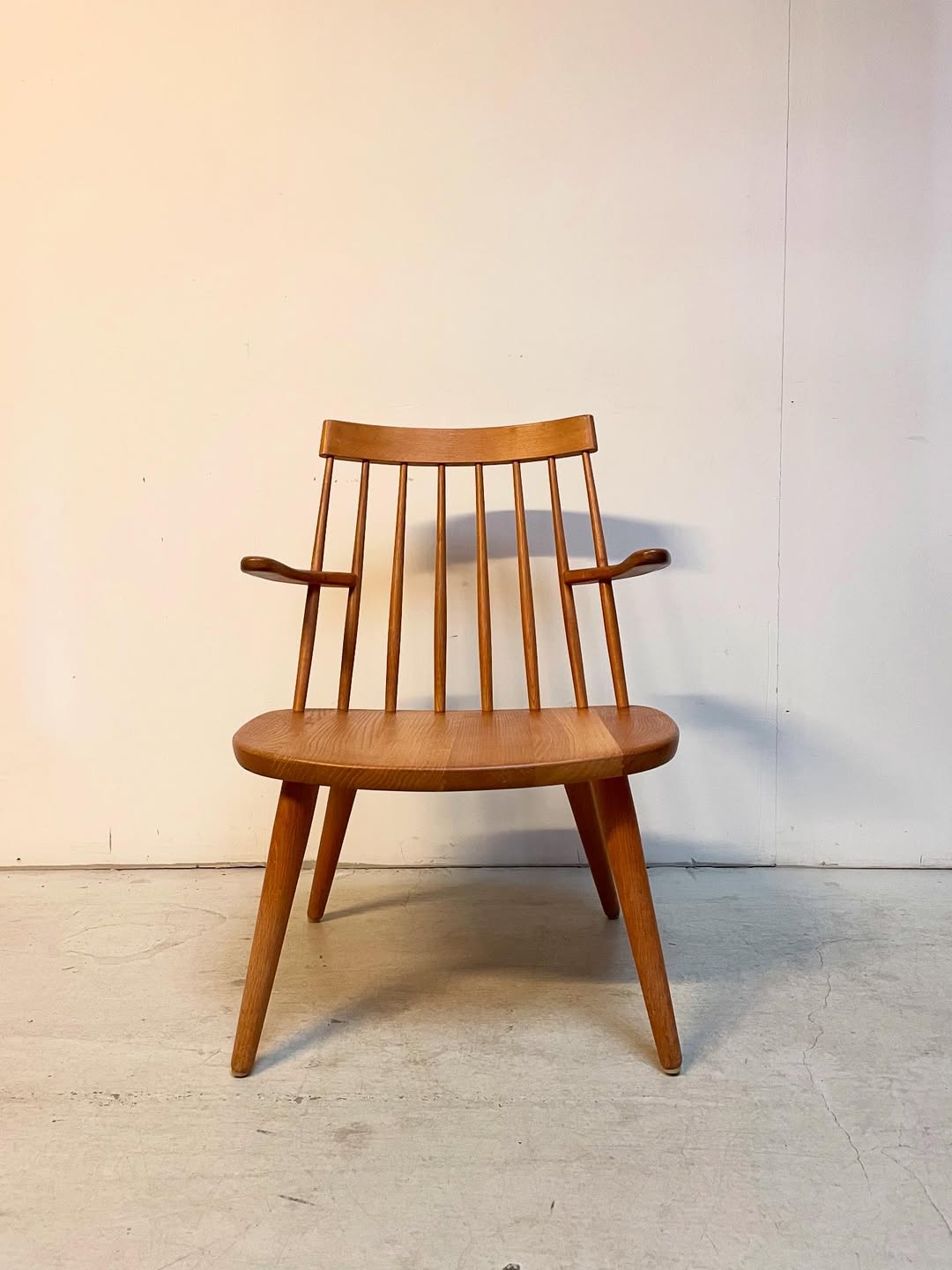 "Sibbo" oak peg chair, design Yngve Ekström