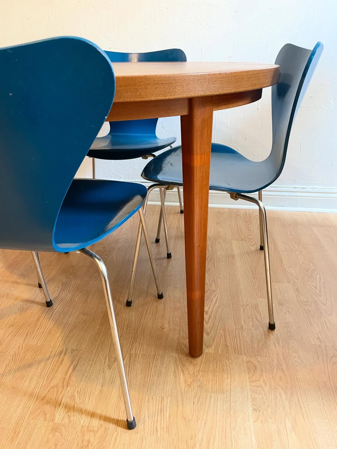 Teak dining table