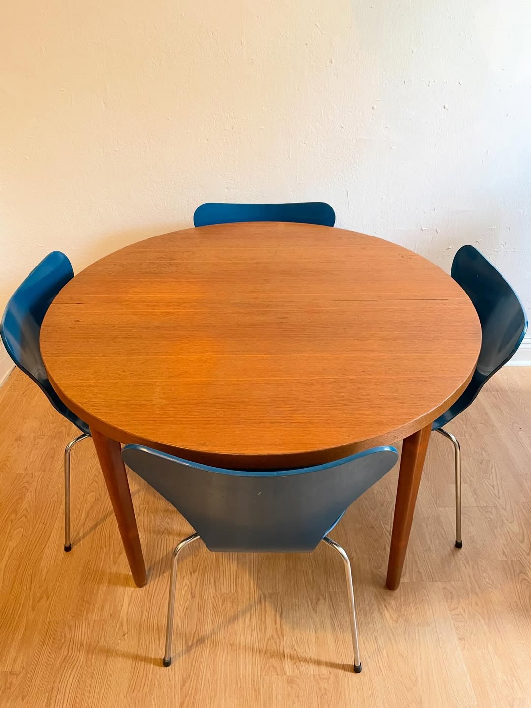 Teak dining table