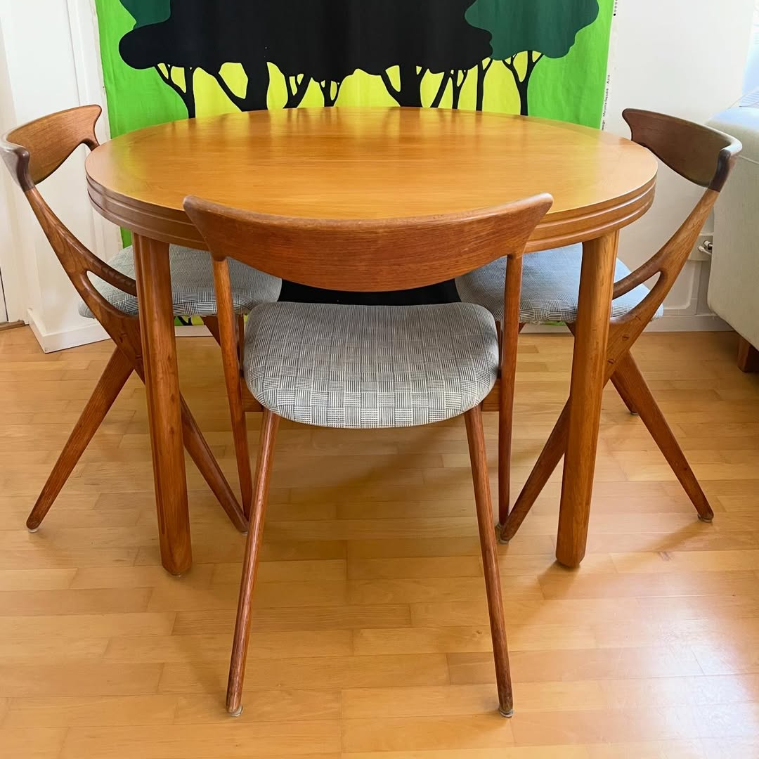Walnut dining table