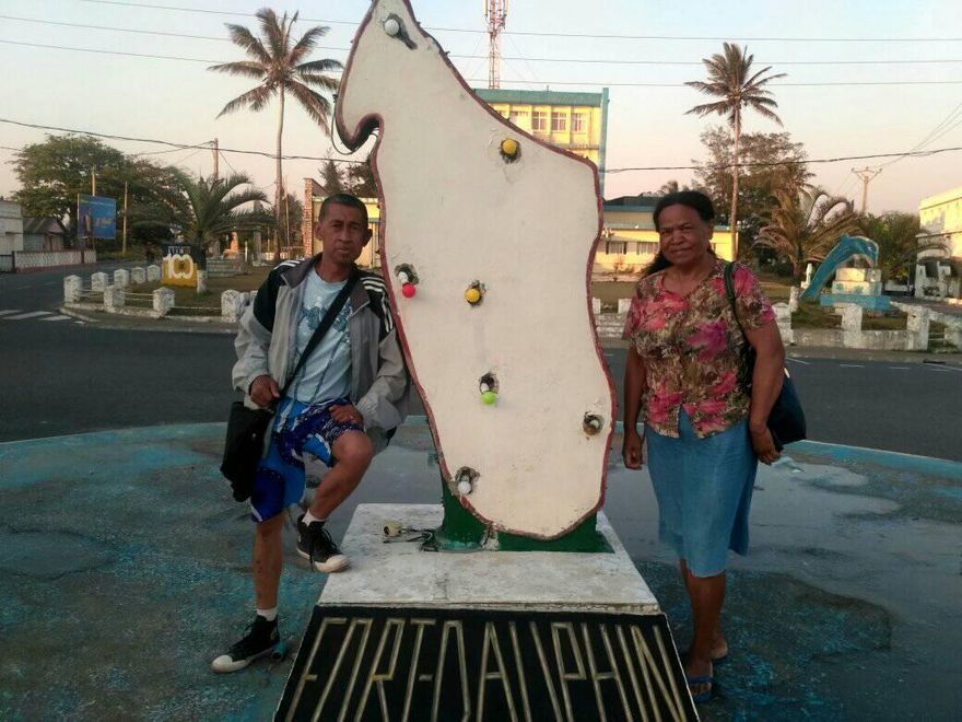 Arrivée à Fort Dauphin des membres de la Mission AAM : Geneviève et Hery