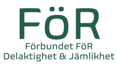 Logga som det står FöR Förbundet FöR Delaktighet & Jämlikhet