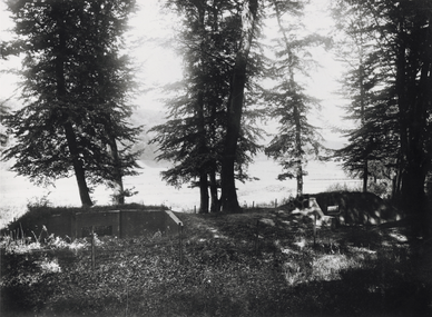 Dæmningsbatterierne, Mitrailleusebatteriet i Ordrupkrat 1920. Hærens Arkiv