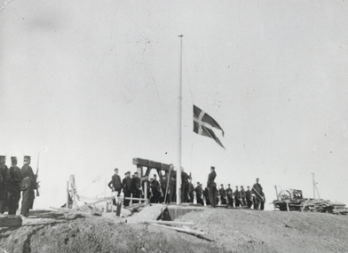 Kystfortet Taarbækfort, Kommandohejsning 28. april 1915 - Tøjhusmuseet.