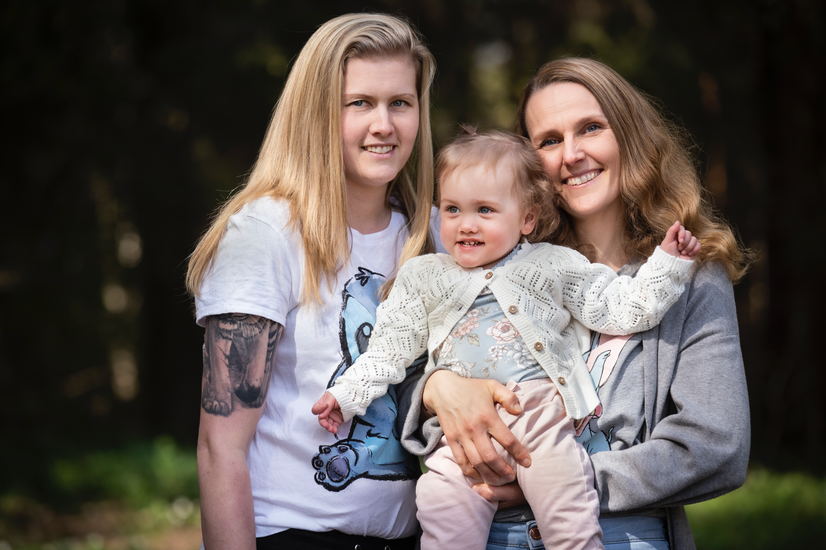 Fam Lovlycke för tidningen Amelia