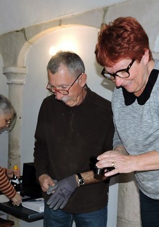 Atelier numérisation des oeuvres de Licette Agostini.