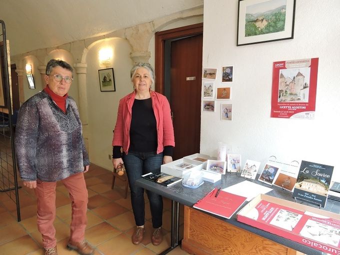 Catherine Favier, Présidente de l'Amicale des Anciens élèves et Marie-Chantal Laurens, Présidente des Foyers communautaires.