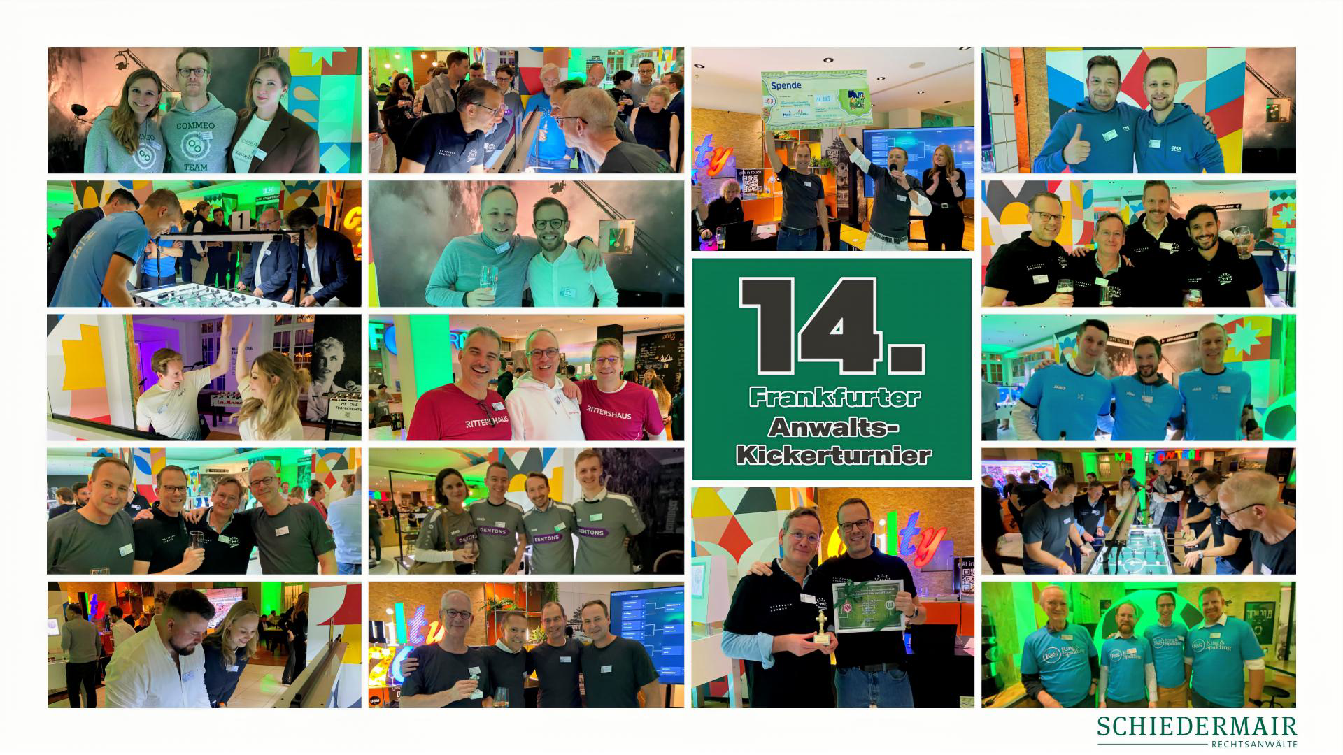 Collage Kickerturnier