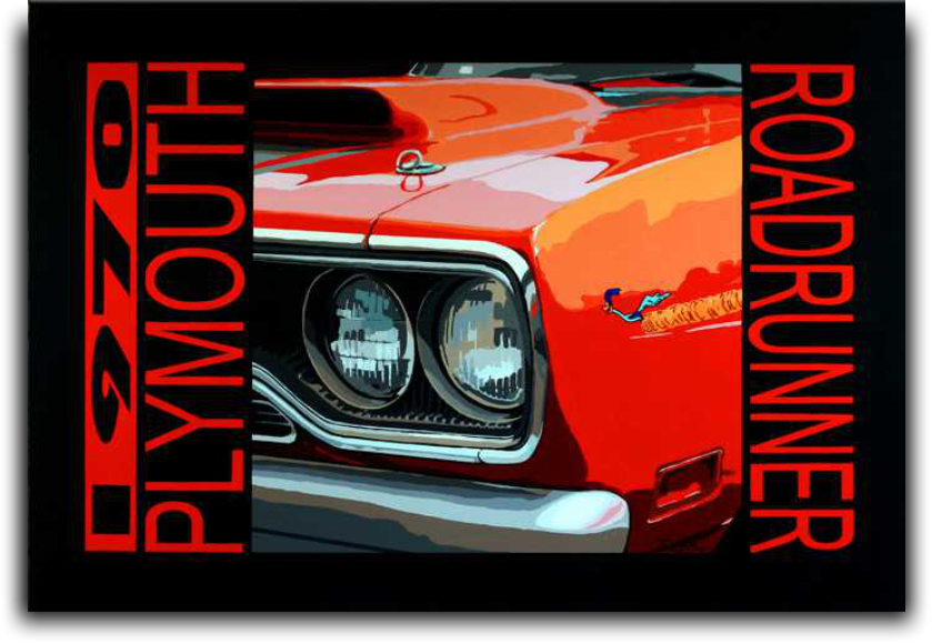 Road Runner 1970 - 100 x 70 cm.